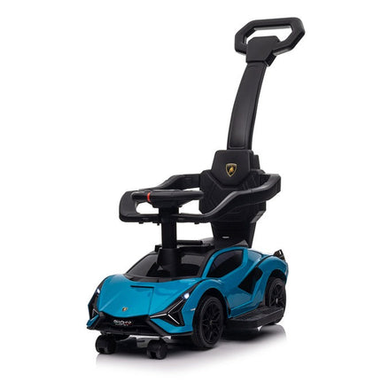 Kinder-Rutschauto Lamborghini Sian Lizenziert inkl. Schiebestange