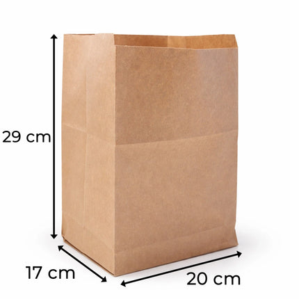 Papiertüten für Biomüll 10 l | Müllbeutel für die Biotonne
