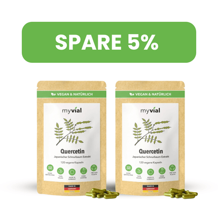 SEO. Quercetin Kapseln - 2er Pack - 5% Rabatt Linkreich