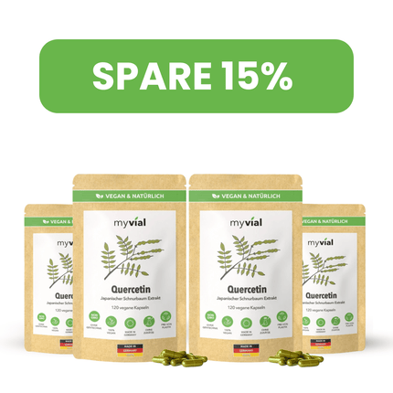 SEO. Quercetin Kapseln - 4er Pack - 15% Rabatt Linkreich