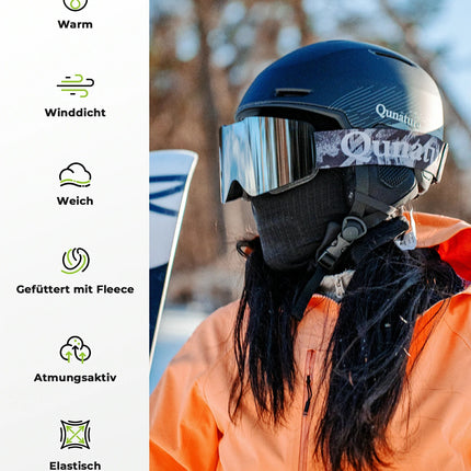 Qunature Sturmhaube Herbst Winter Balaclava für Outdoorsports Unisex