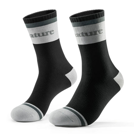 Qunature Wasserdichte Fahrradsocken Atmungsaktiv Unisex