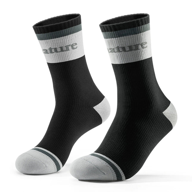 Qunature Wasserdichte Fahrradsocken Atmungsaktiv Unisex