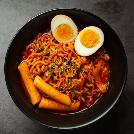 SEO. Rabokki Topokki Hot Chicken Buldak 165g MHD: 05.01.26 - Linkreich