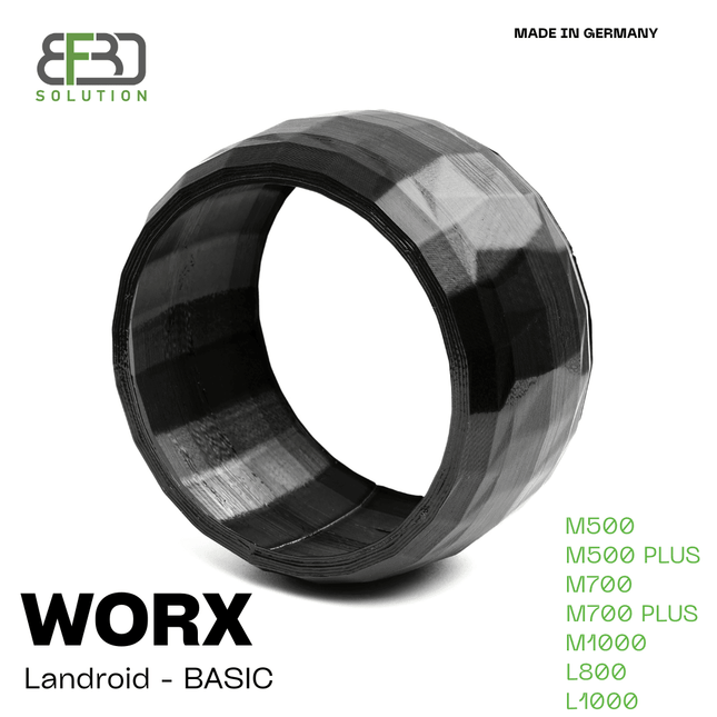 SEO. Radschutz für WORX ® Landroid Frontrad M500 M700 usw. Profil! Tuning! - Linkreich
