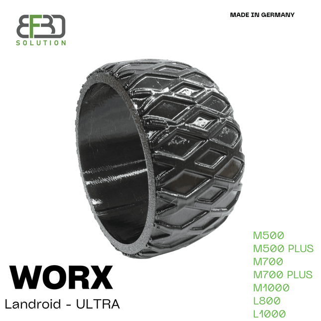 SEO. Radschutz ULTRA für WORX ® Landroid Frontrad M500 M700 usw. Profil! Tuning! - Linkreich
