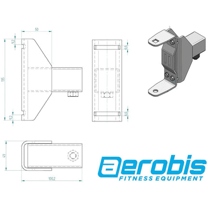 Rail Adapter for Kinetic Trainer