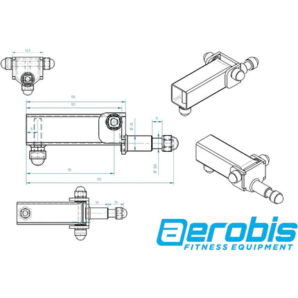 Rail Adapter for revvll Rope Trainer