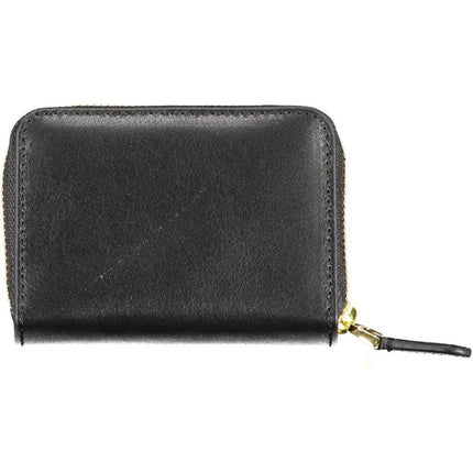SEO. RALPH LAUREN Geldbörse Damen – Elegante Brieftasche aus Leder mit Münzfach - Schwarz Linkreich