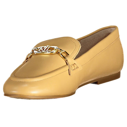 RALPH LAUREN Mokassins Damen – Klassische Beige Lederschuhe für Frühjahr/Sommer