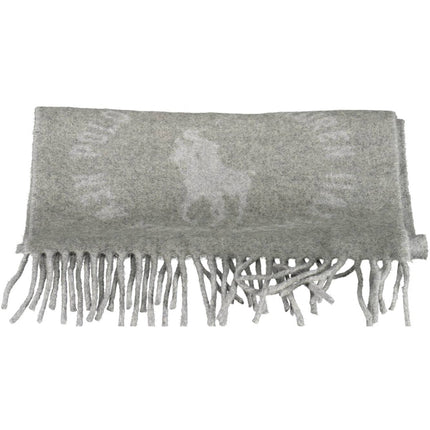 RALPH LAUREN Herrenschal Grau – Italienische Wolle für Herbst/Winter | soulluna.de