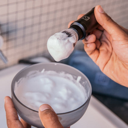 Rasierpinsel Aluminium schwarz (Rasierpinsel) kaufen bei Linkreich – Jetzt entdecken!