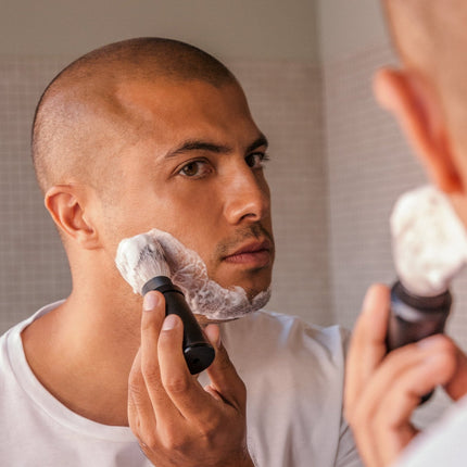 Rasierpinsel Aluminium schwarz (Rasierpinsel) kaufen bei Linkreich – Jetzt entdecken!