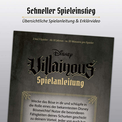 SEO. Ravensburger Disney Villainous Das Böse hat Stil - Linkreich