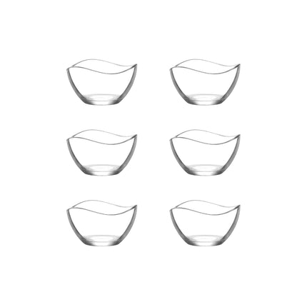 LAV Reçelschalen Set Marmeladenschalen Glasschalen 6er Set 65 ml Vira
