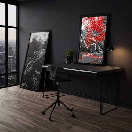 Red Autumn - Leinwandbild Landschaft (Canvas) kaufen bei Linkreich – Jetzt entdecken!