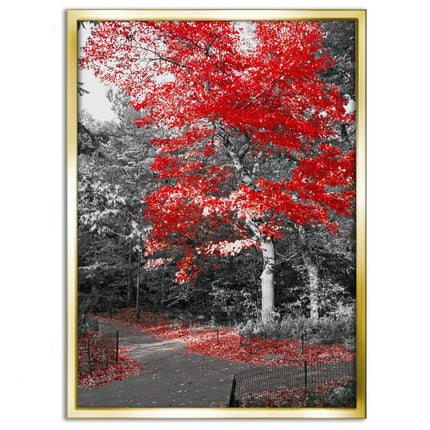 Red Autumn - Leinwandbild Landschaft (Canvas) kaufen bei Linkreich – Jetzt entdecken!