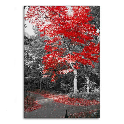 Red Autumn - Leinwandbild Landschaft (Canvas) kaufen bei Linkreich – Jetzt entdecken!