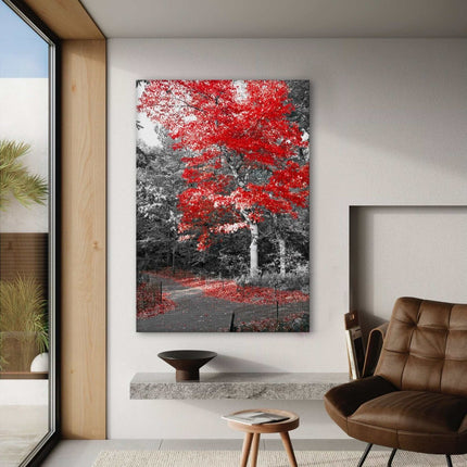 Red Autumn - Leinwandbild Landschaft (Canvas) kaufen bei Linkreich – Jetzt entdecken!