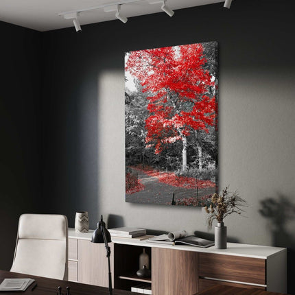 Red Autumn - Leinwandbild Landschaft (Canvas) kaufen bei Linkreich – Jetzt entdecken!