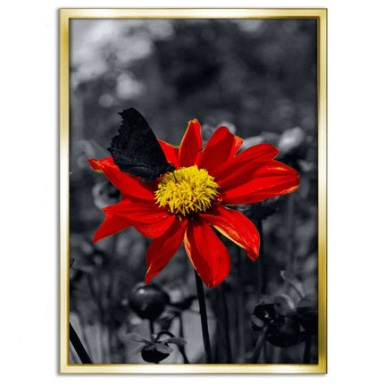 Red Flower - Leinwandbild Landschaft (Canvas) kaufen bei Linkreich – Jetzt entdecken!
