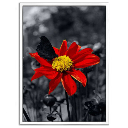 Red Flower - Leinwandbild Landschaft (Canvas) kaufen bei Linkreich – Jetzt entdecken!