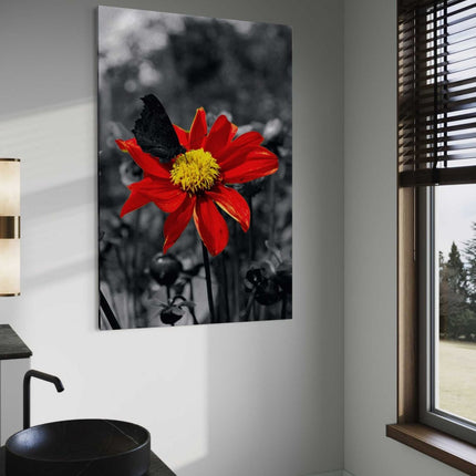 Red Flower - Leinwandbild Landschaft (Canvas) kaufen bei Linkreich – Jetzt entdecken!