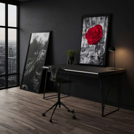 Red Rose - Leinwandbild Landschaft (Canvas) kaufen bei Linkreich – Jetzt entdecken!