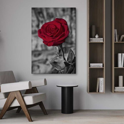 Red Rose - Leinwandbild Landschaft (Canvas) kaufen bei Linkreich – Jetzt entdecken!
