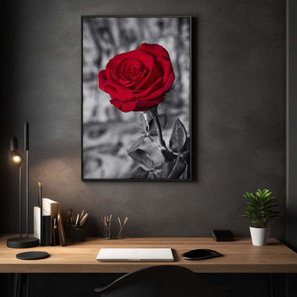 Red Rose - Leinwandbild Landschaft (Canvas) kaufen bei Linkreich – Jetzt entdecken!