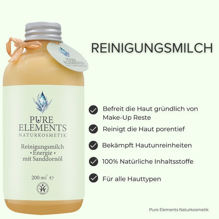 SEO. Reinigungsmilch •Energie• mit Sanddornöl - Linkreich