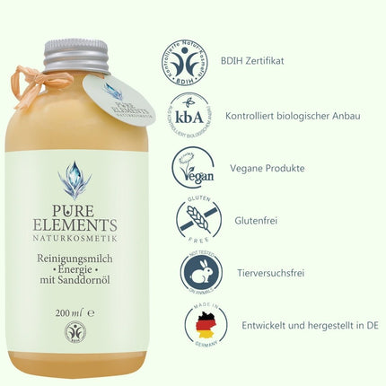 SEO. Reinigungsmilch •Energie• mit Sanddornöl - Linkreich