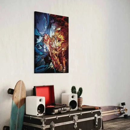 Rengoku vs. Akaza - Anime Leinwandbild (Canvas) kaufen bei Linkreich – Jetzt entdecken!
