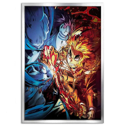 Rengoku vs. Akaza - Anime Leinwandbild (Canvas) kaufen bei Linkreich – Jetzt entdecken!