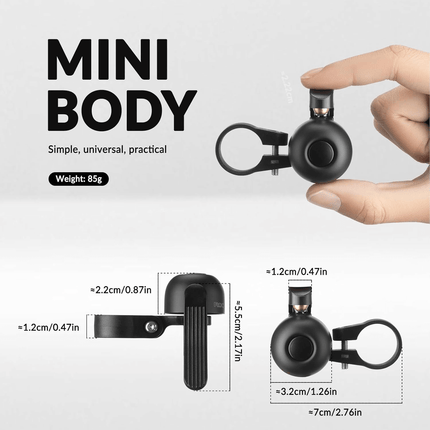 Rennrad Fahrradklingel 100dB für gebogene Lenker 22,2mm (Fahrradklingel) kaufen bei Linkreich – Jetzt entdecken!