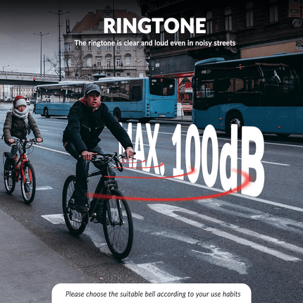 Rennrad Fahrradklingel 100dB für gebogene Lenker 22,2mm (Fahrradklingel) kaufen bei Linkreich – Jetzt entdecken!