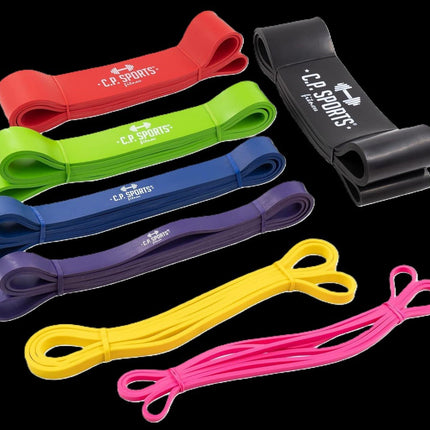 SEO. Resistance Bändern / Fitness Band aus hochwertigem Latex! - Verschiedene Farben - C.P. Sports - K106 - Lila Linkreich