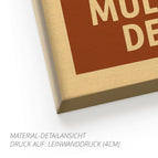 Leinwand (4 cm) / 30 x 20 cm / Ohne Aufhängeset