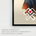 Metall - Alu Dibond (4 mm) / 20 x 20 cm / Ohne Aufhängeset