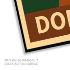 Metall - Alu Dibond (4 mm) / 20 x 20 cm / Ohne Aufhängeset