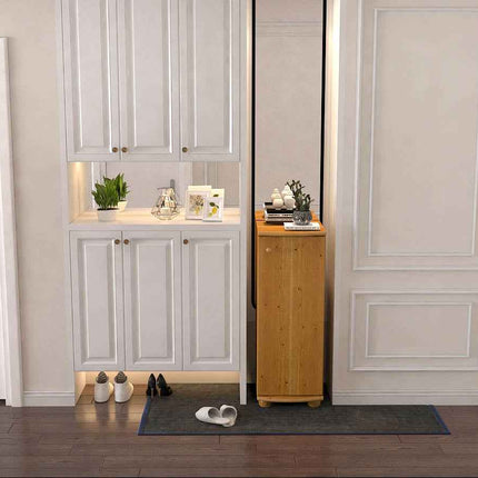 Anika Kiefer Massivholz Kommode mit 1 Tür und 3 Regalfächern aus 100% Bio Kiefer
