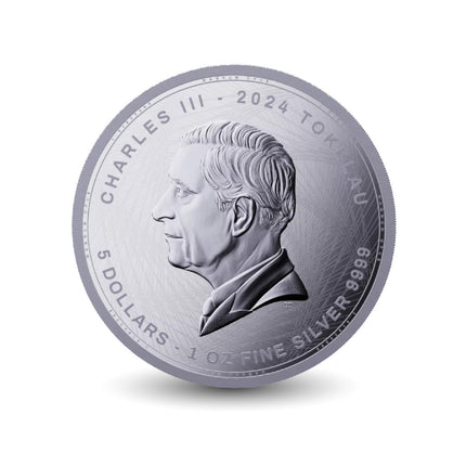 Just Married - Red Elegance Romance 1oz Silver Coin