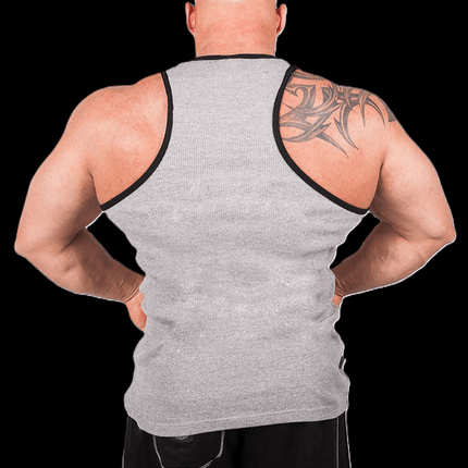 SEO. Rib Tank - Top verschiedene Farben - C.P. Sports - Grau Linkreich