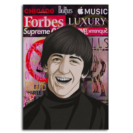 Ringo Starr - Leinwandbild Pop Art (Canvas) kaufen bei Linkreich – Jetzt entdecken!
