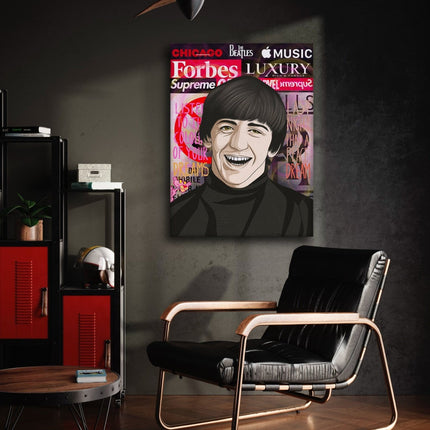 Ringo Starr - Leinwandbild Pop Art (Canvas) kaufen bei Linkreich – Jetzt entdecken!