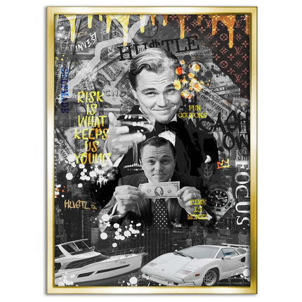 Risk is ... - Leinwandbild Motivation (Canvas) kaufen bei Linkreich – Jetzt entdecken!