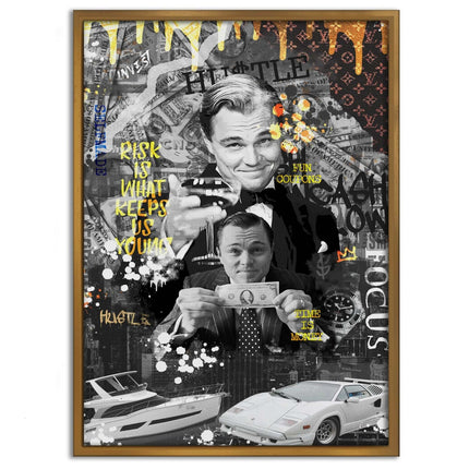 Risk is ... - Leinwandbild Motivation (Canvas) kaufen bei Linkreich – Jetzt entdecken!