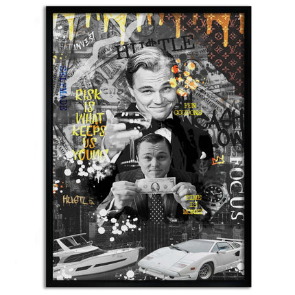 Risk is ... - Leinwandbild Motivation (Canvas) kaufen bei Linkreich – Jetzt entdecken!