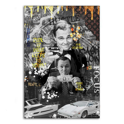 Risk is ... - Leinwandbild Motivation (Canvas) kaufen bei Linkreich – Jetzt entdecken!