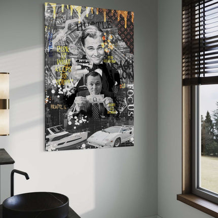 Risk is ... - Leinwandbild Motivation (Canvas) kaufen bei Linkreich – Jetzt entdecken!